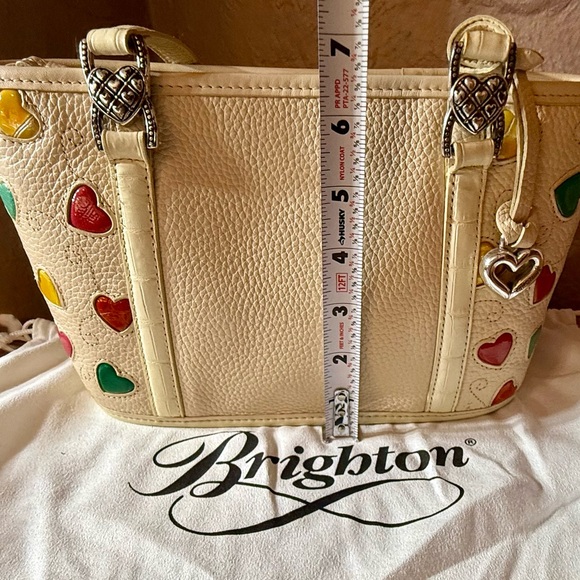 Brighton Ivory Handbag with Colorful Heart Accents - Picture 14 of 16
